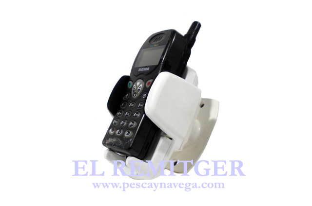 WHITE ORIENTABLE PHONE-CARRIER